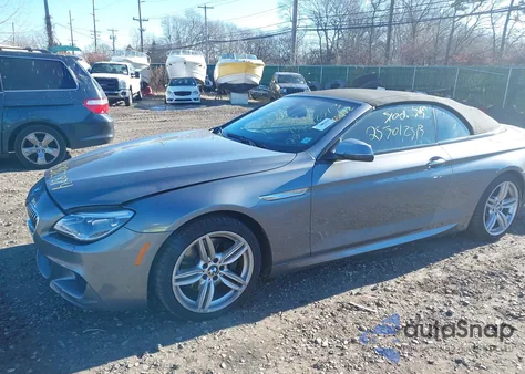 2016 BMW 640I xDrive из США, поврежденный, VIN WBA6F3C59GD994651